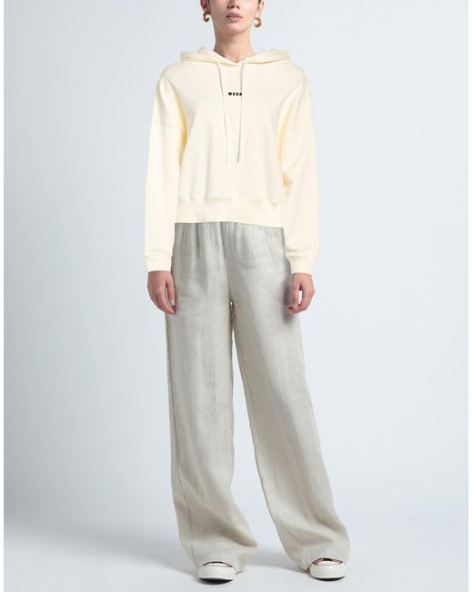MSGM Natural Sweatshirt