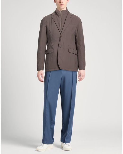 Herno Brown Blazers for men