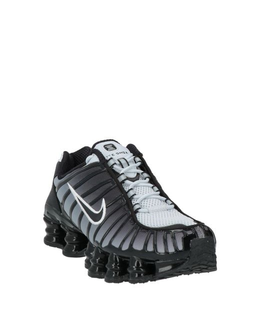 Nike Black Shox Tl Sneakers Textile Fibers, Synthetic Material