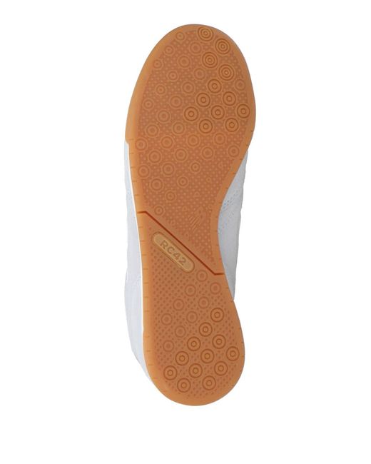 New Balance White Rc42 Light Sneakers Leather, Textile Fibers