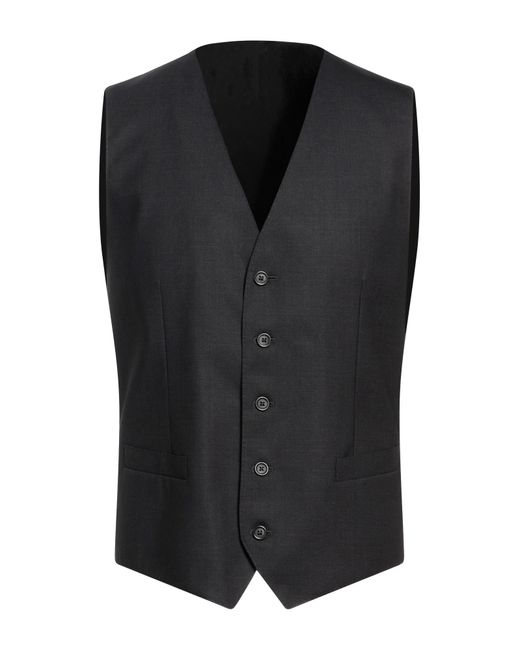 Dolce & Gabbana Black Waistcoat for men