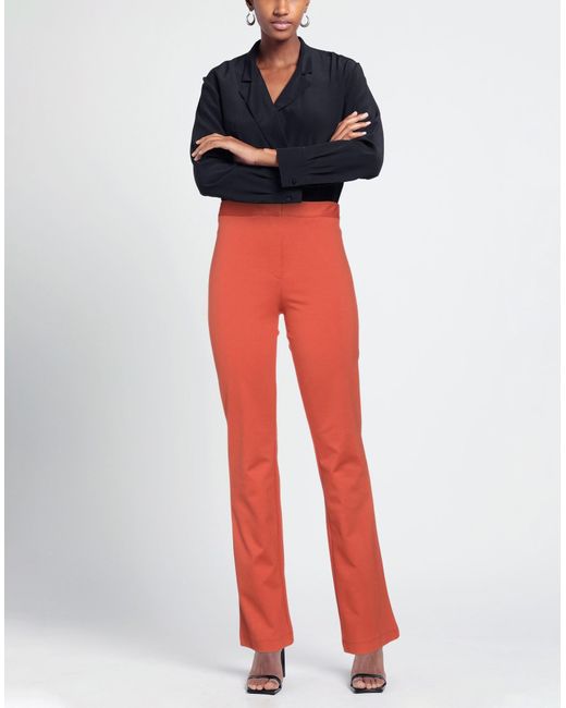 Dixie Red Rust Pants Viscose