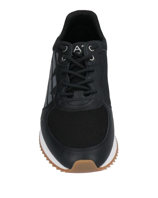 EA7 Black Trainers for men