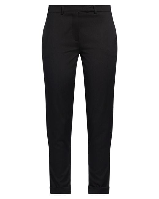 Nora Barth Black Pants Polyurethane, Viscose, Elastane