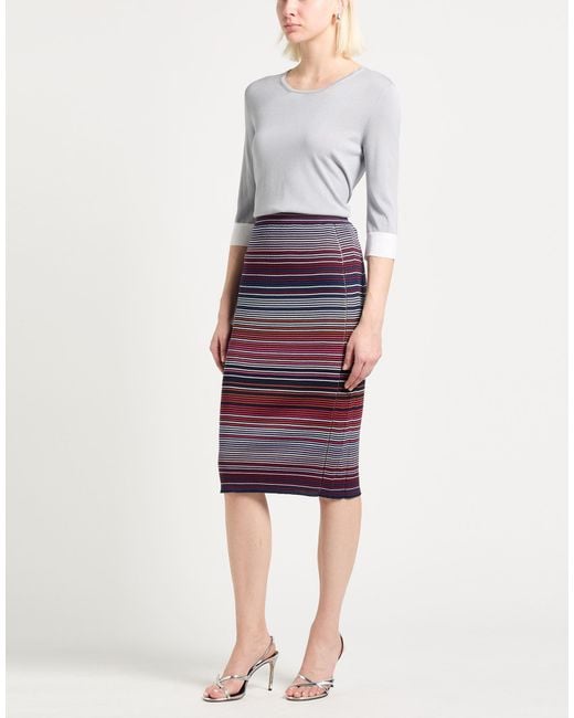 Missoni Red Midi Skirt