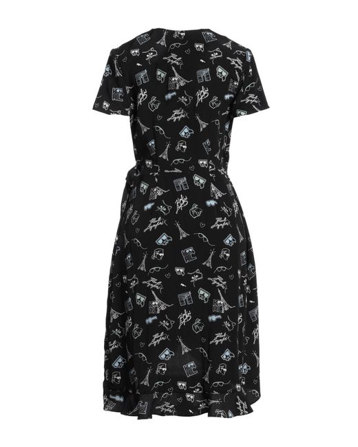 Karl Lagerfeld Black Midi Dress