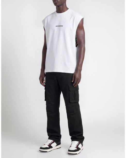 Sprayground White T-Shirt for men