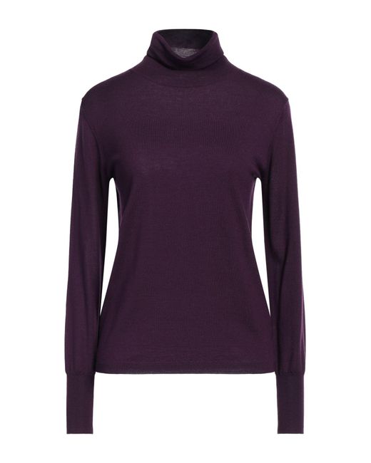 Aspesi Purple Rollkragenpullover