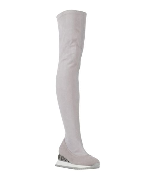 Le Silla White Boot Leather
