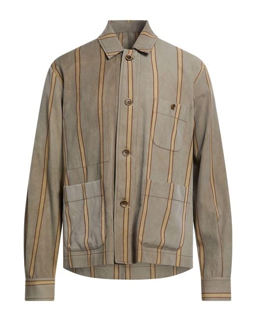 Uma Wang Brown Jacket Virgin Wool, Cotton for men
