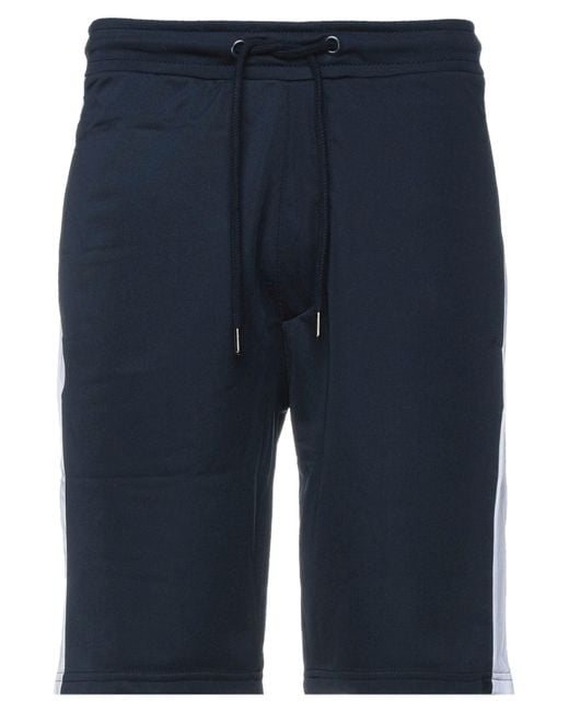 Solid Blue Shorts & Bermuda Shorts for men