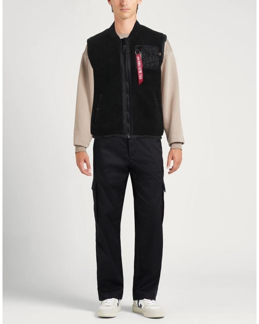 Alpha Industries Black Shearling & Teddy for men