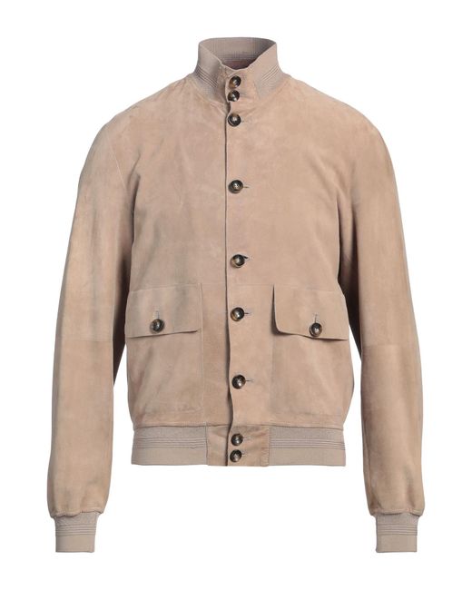THE JACK AND JACKIE LEATHERS Natural Jackets for men