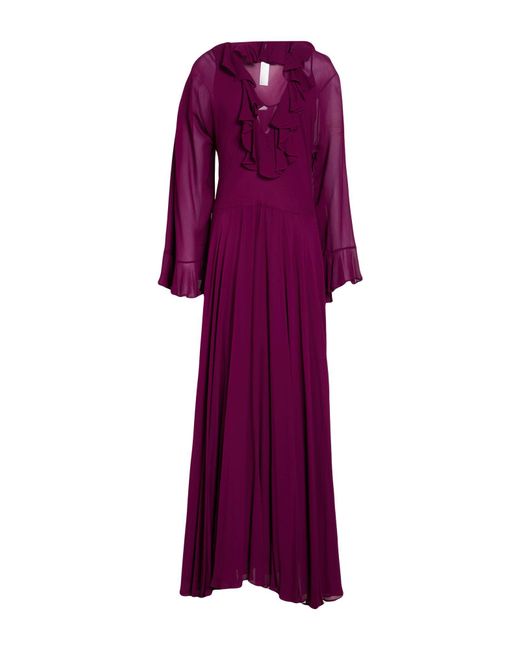 Twinset Purple Maxi Dresses