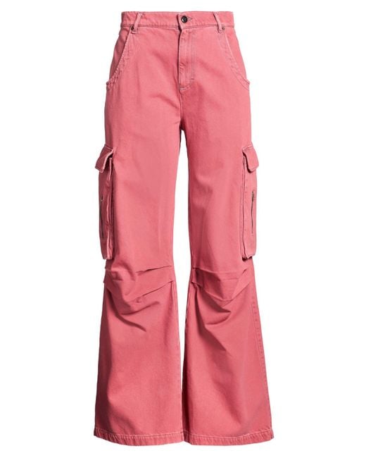 Semicouture Pink Jeans Cotton
