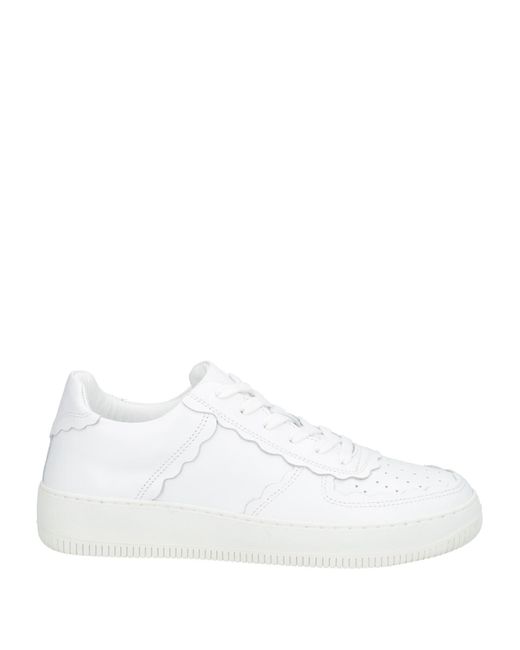 DO SOMETHING GOD White Sneakers Leather for men