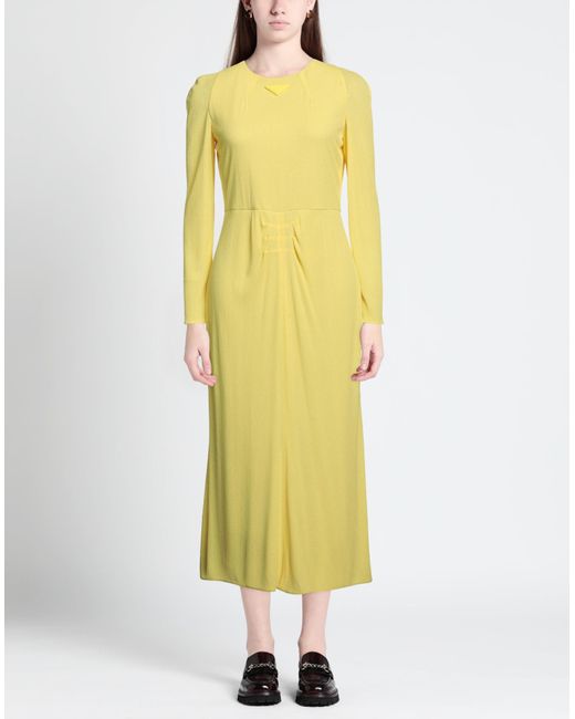 Prada Yellow Maxi Dress