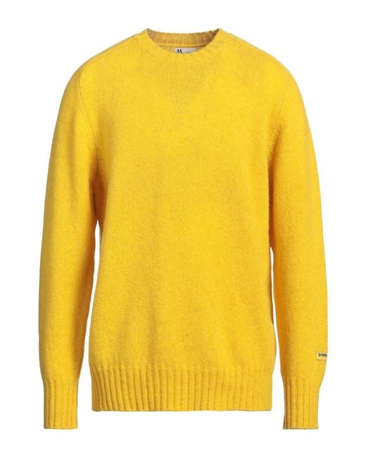 Doppiaa Yellow Jumper for men