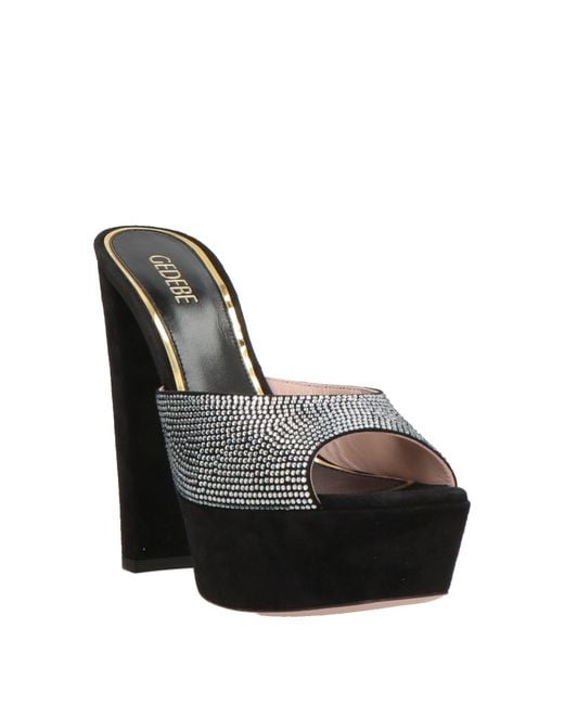 Gedebe Black Sandale