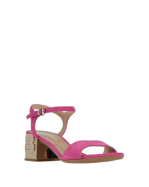 Baldinini Pink Fuchsia Sandals Leather