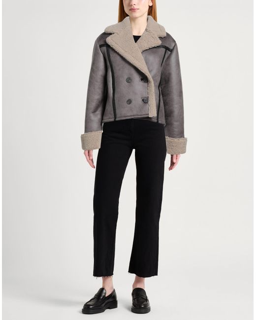 Kaos Gray Shearling & Teddy