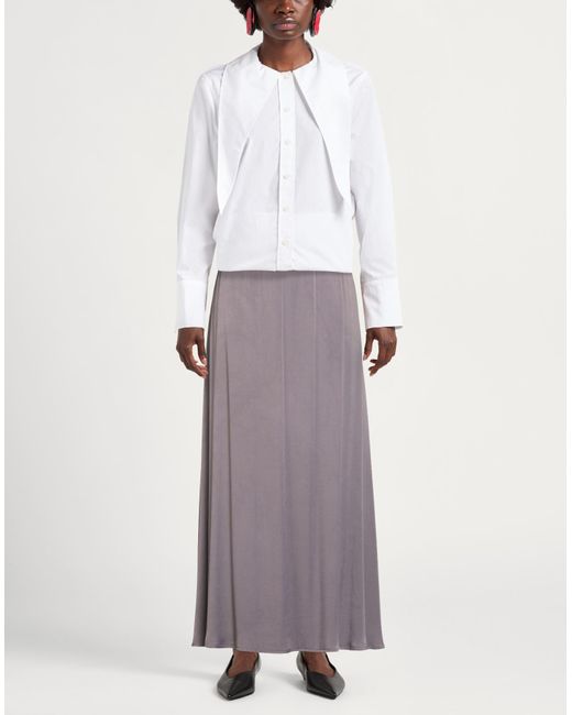 Alpha Studio Purple Lilac Maxi Skirt Viscose