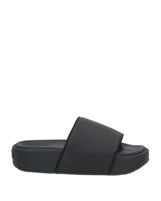 Y-3 Black Sandals for men