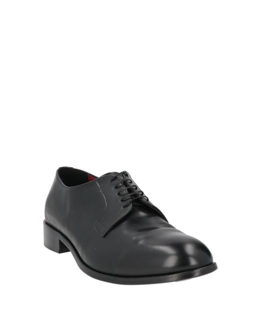 CALZOLERIA MARINI dal 1945 Black Lace-Up Shoes for men
