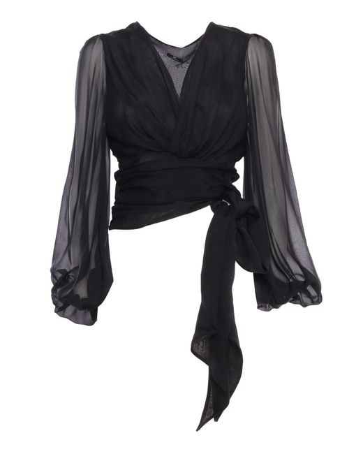Camisa Elisabetta Franchi de color Black
