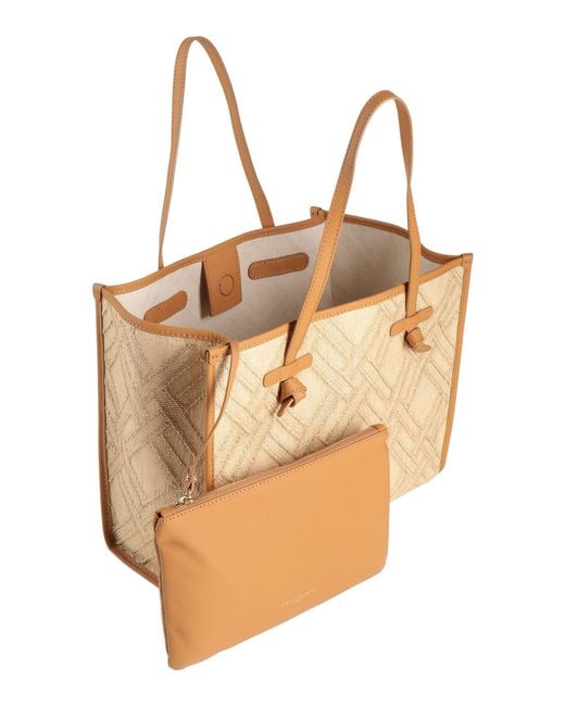 Gianni Chiarini Natural Marcella Club -- Tan Handbag Textile Fibers