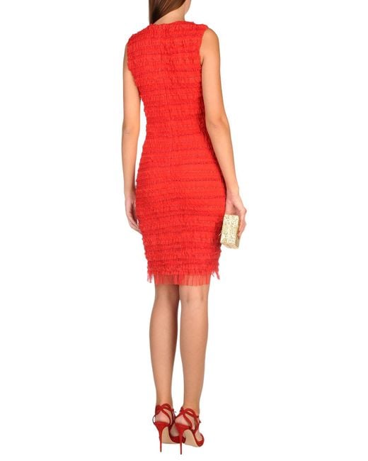 Givenchy Red Mini Dress Polyamide