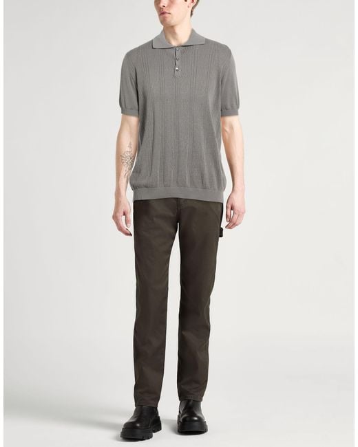 Polo Drumohr de hombre de color Gray
