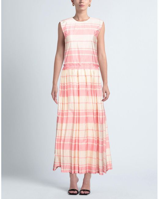 Sara Lanzi Pink Maxi Dress