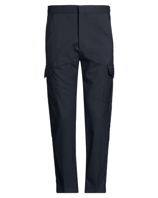 BE ABLE Blue Pants Wool, Polyester, Elastane for men