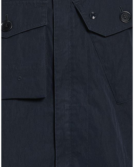 Belstaff Blue Midnight Jacket Cotton, Polyamide for men
