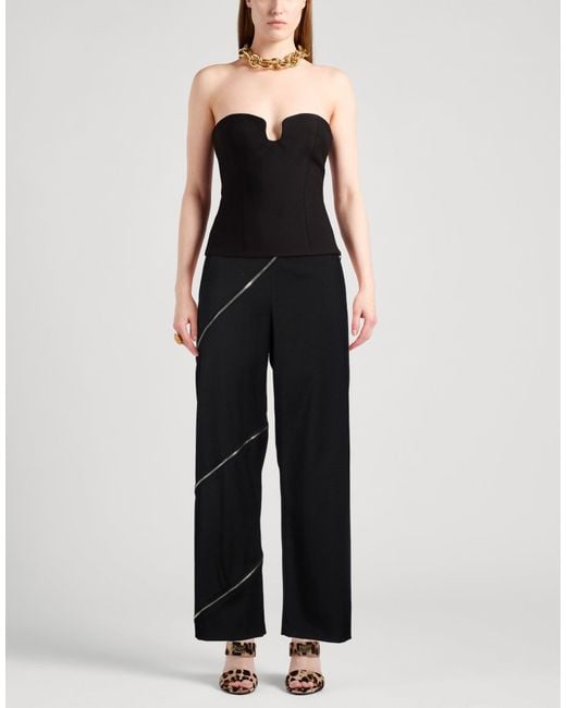 Alaïa Black Pants Virgin Wool, Elastane