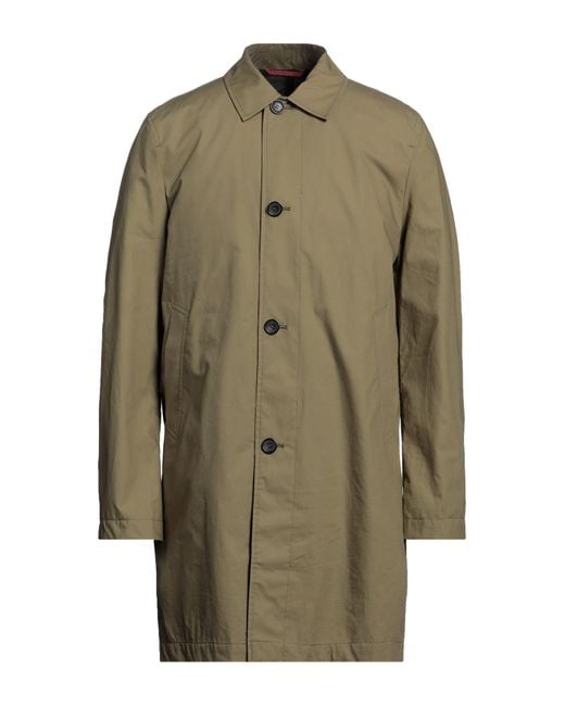 PS by Paul Smith Green Overcoat & Trench Coat for men