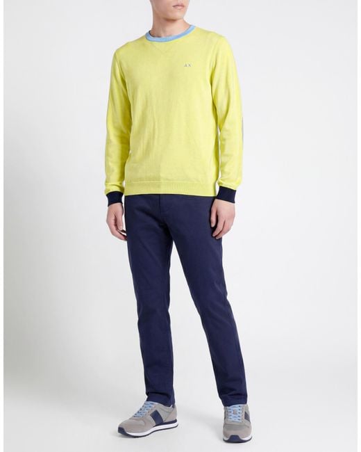 Sun 68 Yellow Jumper for men