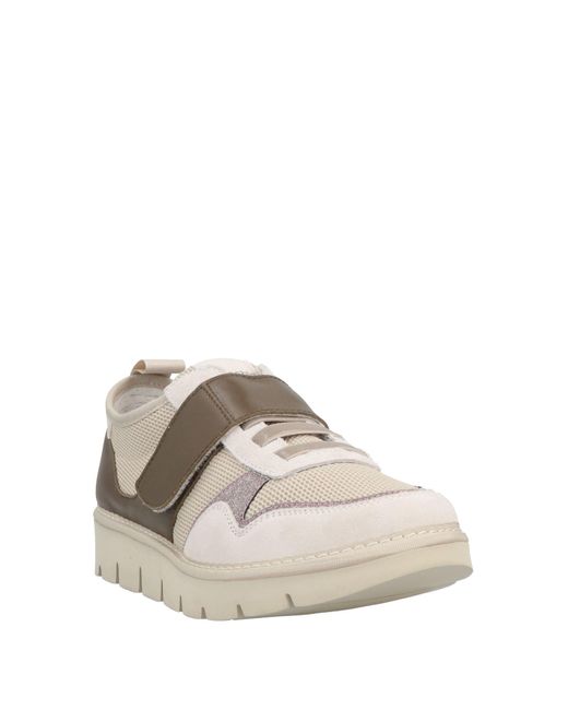 Pànchic White Sneakers Soft Leather, Textile Fibers