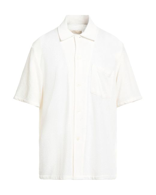 Our Legacy White Shirt Cotton, Polyester, Polyamide for men