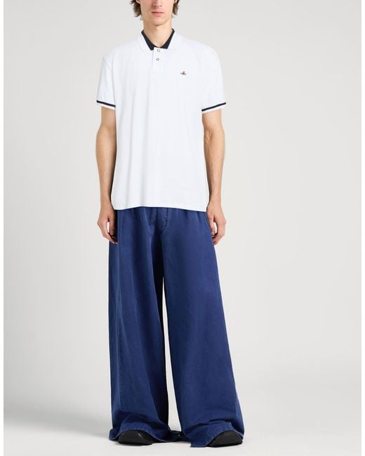 Vivienne Westwood White Polo Shirts for men
