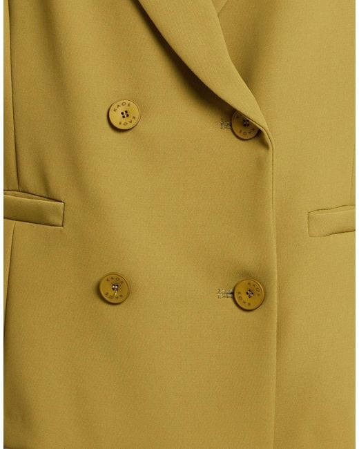 Kaos Green Khaki Suit Polyester, Elastane