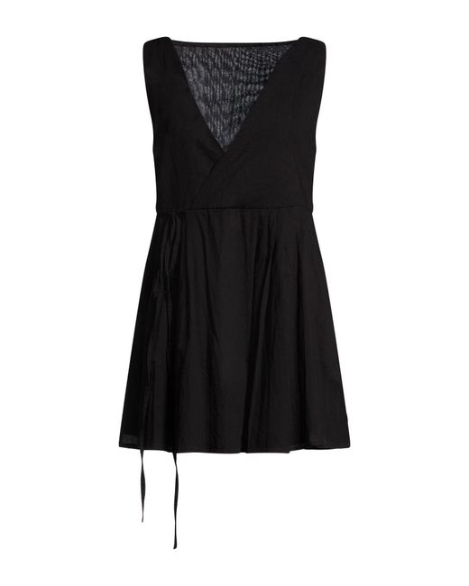 Deiji Studios Black Mini Dress
