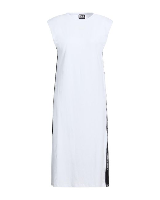 EA7 White Midi Dresses