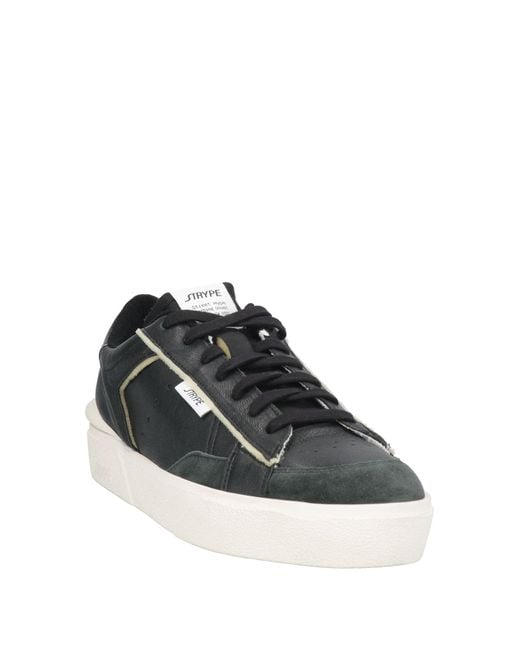 Strype Black Sneakers Leather for men