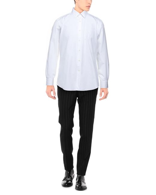 Ferragamo White Shirt Cotton for men