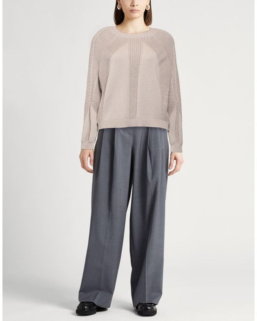 Alberta Ferretti Natural Pullover
