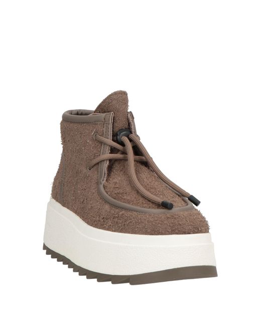 Ash Brown Ankle Boots