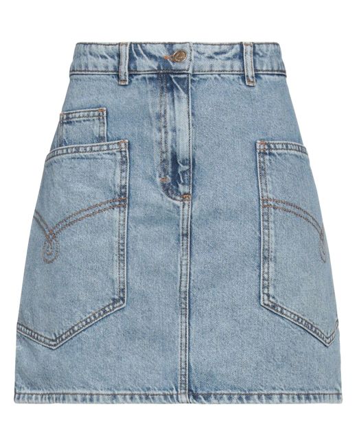 Moschino Jeans Blue Denim Skirt Cotton