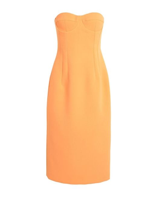 MAX&Co. Orange Midi Dress